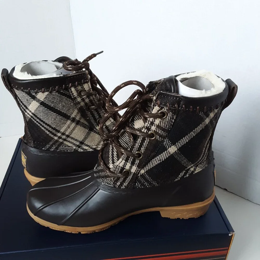 Pendleton Women's Winter Duck Boot size 6M Plaid Shoes